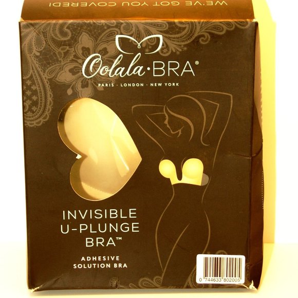 Oolala Adhesive Silicone Bra U-Plunge D - Picture 1 of 5
